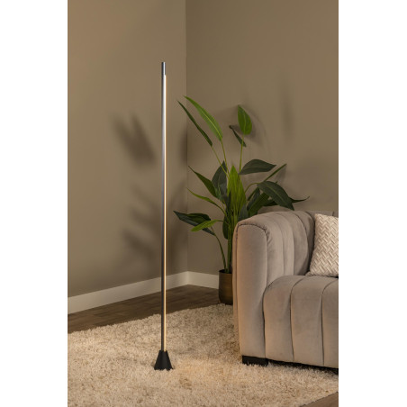 Lucide EQUINOX - Lampadaire - LED Dim. - CCT - 1x26W 2700K/4000K - Détecteur à balayage manuel - Fer gris - Vibes
