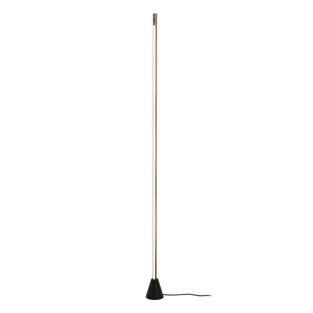 Lucide EQUINOX - Lampadaire - LED Dim. - CCT - 1x26W 2700K/4000K - Détecteur à balayage manuel - Café - Vibes