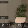 Lucide EQUINOX - Lampadaire - LED Dim. - CCT - 1x26W 2700K/4000K - Détecteur à balayage manuel - Café - Vibes