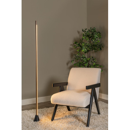 Lucide EQUINOX - Lampadaire - LED Dim. - CCT - 1x26W 2700K/4000K - Détecteur à balayage manuel - Café - Vibes