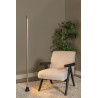 Lucide EQUINOX - Lampadaire - LED Dim. - CCT - 1x26W 2700K/4000K - Détecteur à balayage manuel - Café - Vibes