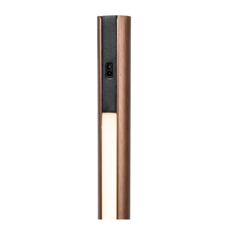 Lucide EQUINOX - Lampadaire - LED Dim. - CCT - 1x26W 2700K/4000K - Détecteur à balayage manuel - Café - Vibes