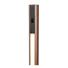 Lucide EQUINOX - Lampadaire - LED Dim. - CCT - 1x26W 2700K/4000K - Détecteur à balayage manuel - Café - Vibes