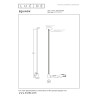 Lucide EQUINOX - Lampadaire - LED Dim. - CCT - 1x26W 2700K/4000K - Détecteur à balayage manuel - Café - Vibes