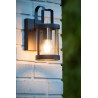 Lucide LINDELO - Applique murale Intérieur/Extérieur - 1xE27 - IP23 - Noir