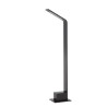 Lucide LAWFORD - Borne extérieur - LED - 1x6W 3000K - IP54 - Noir - L 15 x P 9,5 x H 60 cm