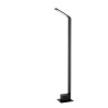 Lucide LAWFORD - Borne extérieur - LED - 1x6W 3000K - IP54 - Noir - L 15 x P 9,5 x H 80,5 cm