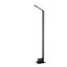 Lucide LAWFORD - Borne extérieur - LED - 1x6W 3000K - IP54 - Noir - L 15 x P 9,5 x H 80,5 cm