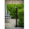 Lucide LAWFORD - Borne extérieur - LED - 1x6W 3000K - IP54 - Noir - L 15 x P 9,5 x H 80,5 cm