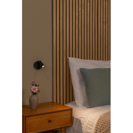 Lucide TONI - Spot mural / Applique mural Rechargeable - Batterie/Piles - Ø 8,1 cm - LED Dim. - CCT - 1x2W - Réf. 29933/02/30