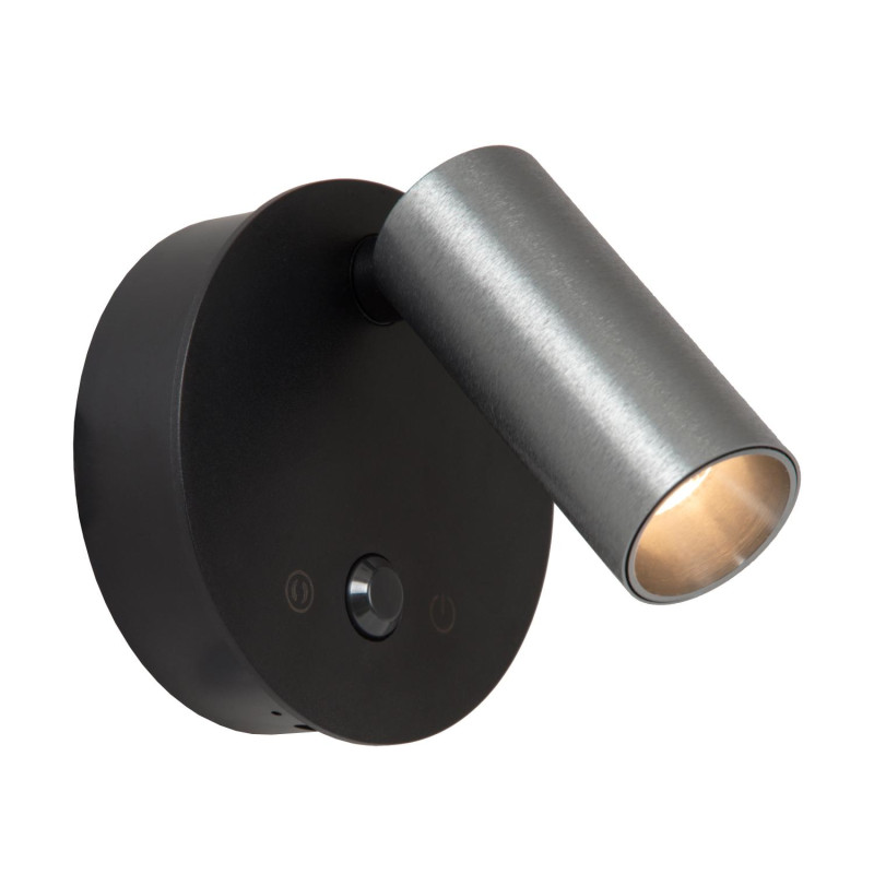 Lucide TONI - Spot mural / Applique mural Rechargeable - Batterie/Piles - Ø 8,1 cm - LED Dim. - CCT - 1x2W - Réf. 29934/02/15