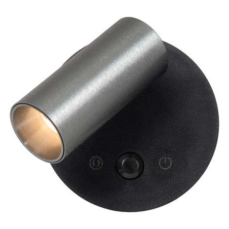 Lucide TONI - Spot mural / Applique mural Rechargeable - Batterie/Piles - Ø 8,1 cm - LED Dim. - CCT - 1x2W - Réf. 29934/02/15