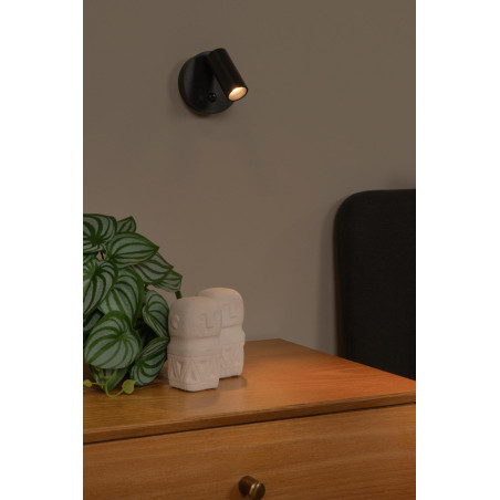 Lucide TONI - Spot mural / Applique mural Rechargeable - Batterie/Piles - Ø 8,1 cm - LED Dim. - CCT - 1x2W - Réf. 29934/02/30