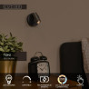 Lucide TONI - Spot mural / Applique mural Rechargeable - Batterie/Piles - Ø 8,1 cm - LED Dim. - CCT - 1x2W - Réf. 29934/02/96