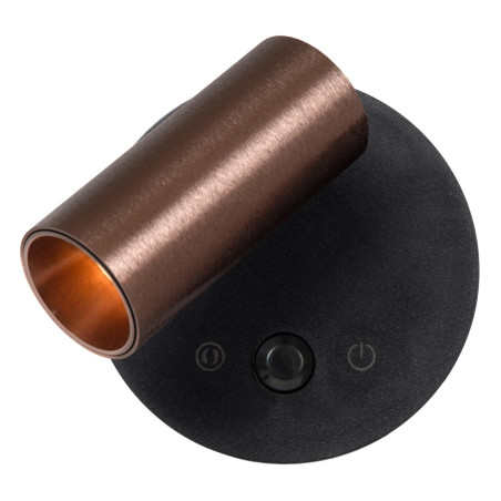 Lucide TONI - Spot mural / Applique mural Rechargeable - Batterie/Piles - Ø 8,1 cm - LED Dim. - CCT - 1x2W - Réf. 29934/02/96
