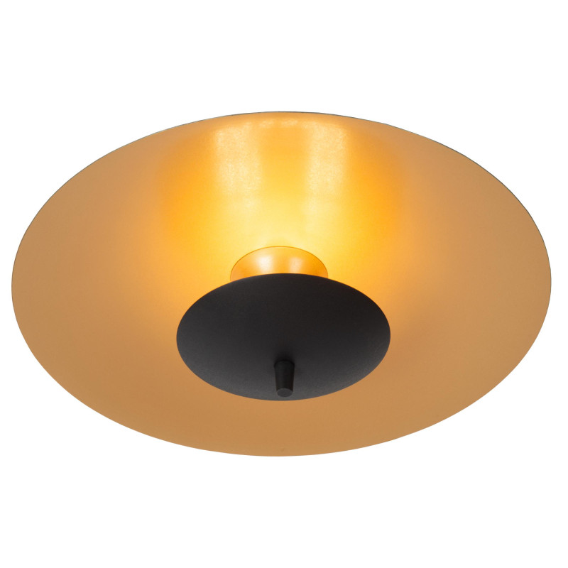 Lucide VULCAN - Plafonnier - Ø 35 cm - LED Dim. - 1x9W 3000K - Noir