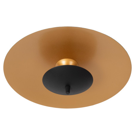 Lucide VULCAN - Plafonnier - Ø 35 cm - LED Dim. - 1x9W 3000K - Noir