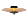 Lucide VULCAN - Plafonnier - Ø 35 cm - LED Dim. - 1x9W 3000K - Noir