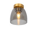 Lucide TYLER - Plafonnier Salle de bains - Ø 16,1 cm - 1xG9 - IP44 - Or Mat / Laiton