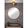 Lucide TYLER - Plafonnier Salle de bains - Ø 16,1 cm - 1xG9 - IP44 - Or Mat / Laiton