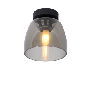 Lucide TYLER - Plafonnier Salle de bains - Ø 16,1 cm - 1xG9 - IP44 - Noir