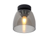 Lucide TYLER - Plafonnier Salle de bains - Ø 16,1 cm - 1xG9 - IP44 - Noir