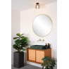 Lucide TYLER - Plafonnier Salle de bains - Ø 16,1 cm - 1xG9 - IP44 - Noir