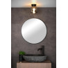 Lucide TYLER - Plafonnier Salle de bains - Ø 16,1 cm - 1xG9 - IP44 - Noir