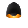 Lucide NOLAN - Plafonnier - Ø 24 cm - 1xE27 - Noir