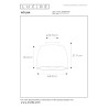 Lucide NOLAN - Plafonnier - Ø 24 cm - 1xE27 - Noir
