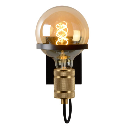 Lucide OTTELIEN - Applique murale - Ø 17,7 cm - 1xE27 - Noir