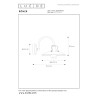 Lucide RÖMER - Applique murale - 1xE27 - Crème