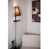 Lucide GREGORY - Lampe de chevet / Applique mural - 1xE27 - Point de rechargement USB - Noir
