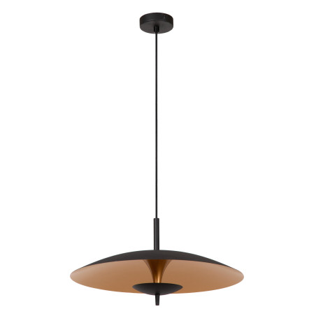 Lucide VULCAN - Suspension - Ø 47 cm - LED Dim. - 1x9W 3000K - Noir