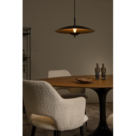 Lucide VULCAN - Suspension - Ø 47 cm - LED Dim. - 1x9W 3000K - Noir