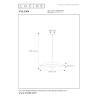 Lucide VULCAN - Suspension - Ø 47 cm - LED Dim. - 1x9W 3000K - Noir