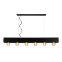 Lucide SURTUS - Suspension - 6xE27 - Noir