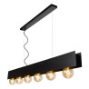 Lucide SURTUS - Suspension - 6xE27 - Noir