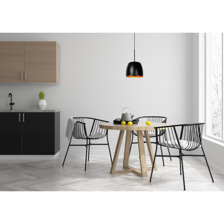 Lucide NOLAN - Suspension - Ø 24 cm - 1xE27 - Noir