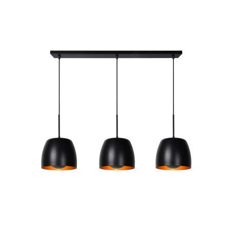 Lucide NOLAN - Suspension - 3xE27 - Noir