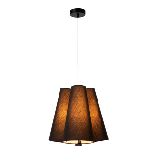 Lucide GREGORY - Suspension - Ø 34,3 cm - 3xE27 - Noir