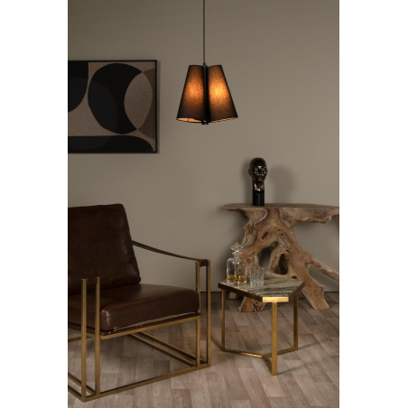 Lucide GREGORY - Suspension - Ø 34,3 cm - 3xE27 - Noir