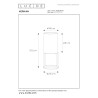 Lucide HERMAN - Lampe de table - Ø 20 cm - 1xE27 - Crème