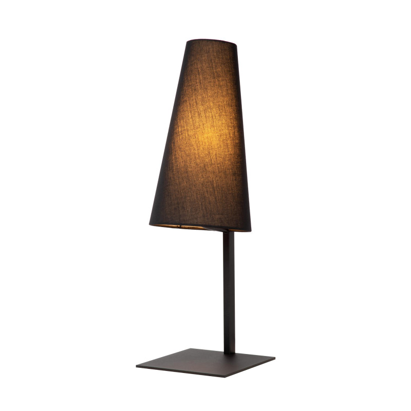Lucide GREGORY - Lampe de table - 1xE27 - Noir