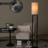 Lucide HERMAN - Lampadaire - Ø 26 cm - 1xE27 - Crème