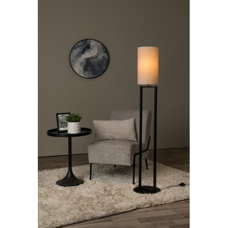 Lucide HERMAN - Lampadaire - Ø 26 cm - 1xE27 - Crème