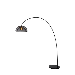Lucide MESH - Lampadaire arceau - 1xE27 - Noir