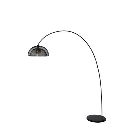 Lucide MESH - Lampadaire arceau - 1xE27 - Noir