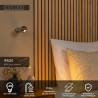 Lucide IPSOS - Applique murale Salle de bains - LED - 1x6W 2700K - IP54 - Chrome
