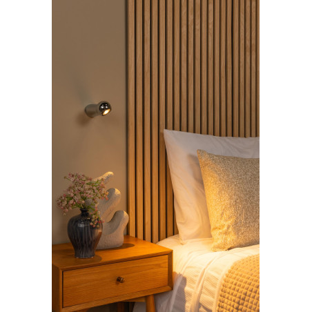 Lucide IPSOS - Applique murale Salle de bains - LED - 1x6W 2700K - IP54 - Chrome